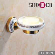 Write to do a thousand Chinese showell new classical European bathroom hardware ceramic dish soap dish rack + 8569