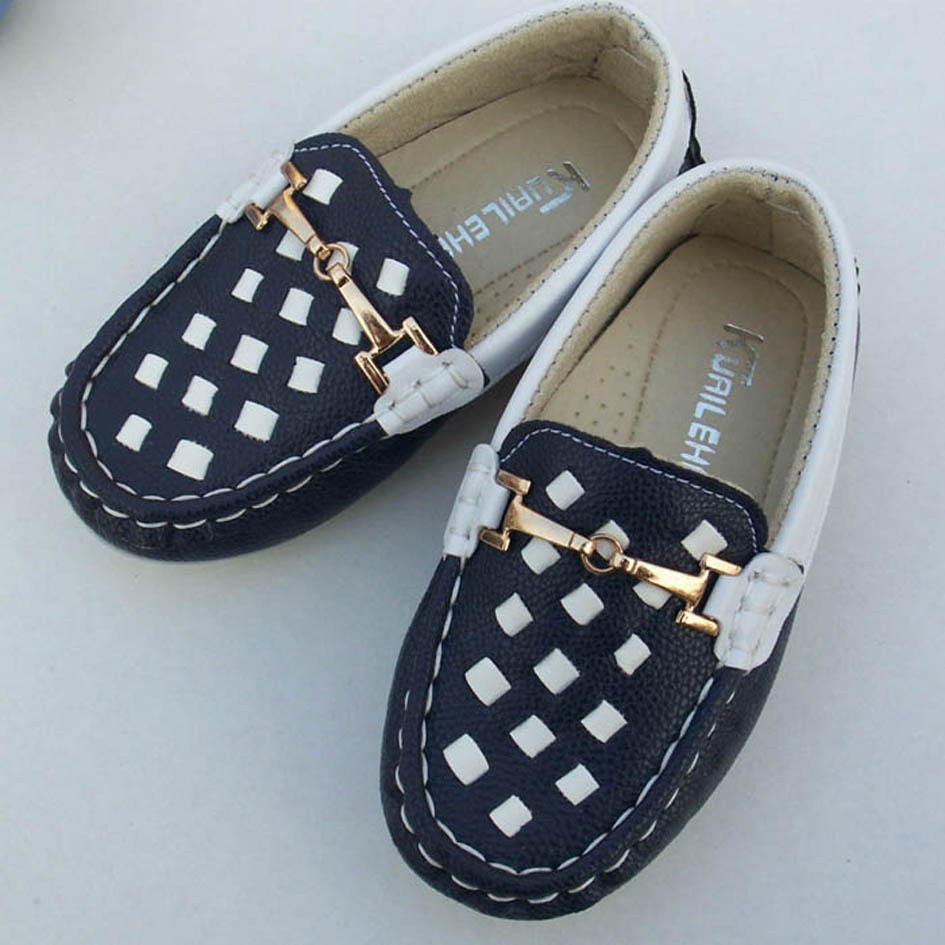 Luxury Slip on Children Loafers Unisex Boys Toddler Shoes Kids Boys
