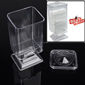 400pcs Nail Art Makeup Acrylic Polish Remover Cotton Pad Paper with Wipe Holder Case Container