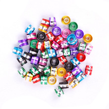 300 pcs/lot Stylish Chromatic Aluminum Tube Spacer Beads For DIY Jewelry Making 6mm