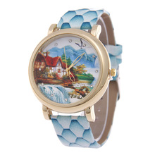 2016 Luxury Brand Fashion Women’s Wrist watches Casual leather Women watch Dress Quartz Watch Relogio clock montre femme relojes