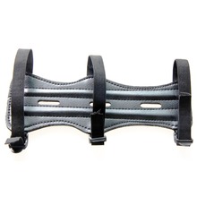 Outdoor Black Lightweight and Durable Leather Shooting Archery Arm Protection Safe Strap Guard Protective Gear