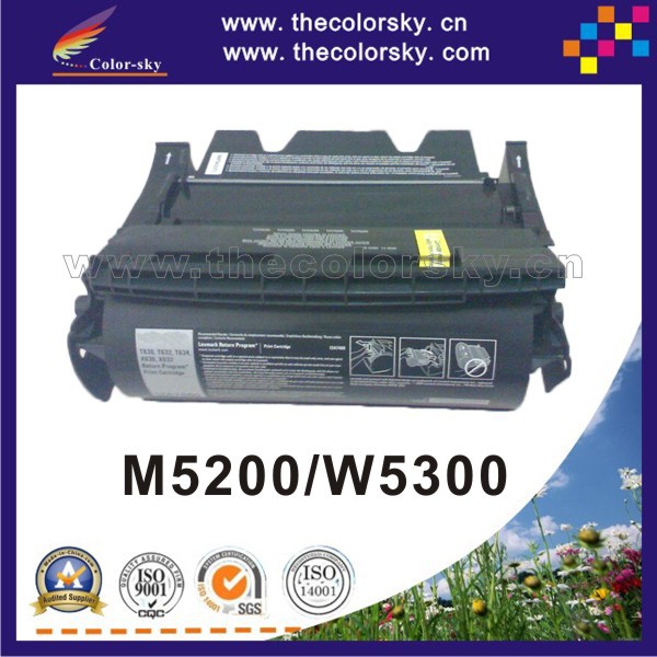 Фотография (CS-D5200) toner laser cartridge for DELL M5200 W5300 5200 5300 310-4133 bk (21,000 pages) free shipping by FedEx