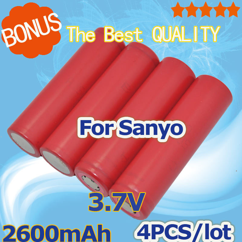 Гаджет  40pcs/lot   18650  3.7V  Rechargeable Battery  3100mAh  for  LED  Flashlight  safe  ultrafire for  Sanyo None Электротехническое оборудование и материалы