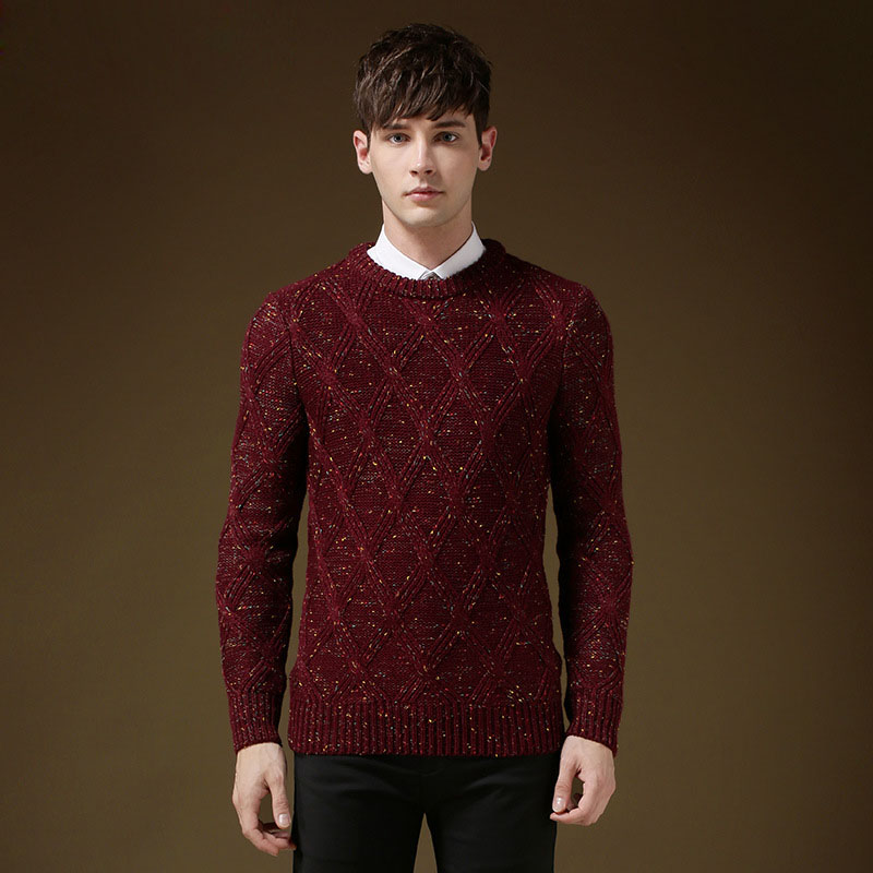 winter sweater men brand casual design mens british style
