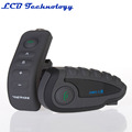 V8 BT Interphone With Remote Controller FM NFC 5 Riders Bluetooth Motorcycle Intercom 1000M Intercomunicador V8