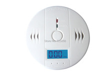 Intellgent CO Carbon Monoxide Poisonous Toxic Independent Smoke Alarm Detector with LCD display
