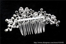 Crystal Rhinestone Hair comb Handmade Bulk Sale Factory outlets Bridal Accessory Women Wedding Jewelry