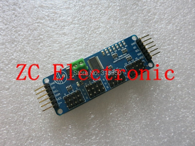 5 ./ 16 4- 12-  /  driver-i2c interface-pca9685  arduino  raspberry pi   