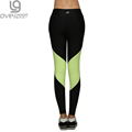 Spring Autumn Women s Sport Leggings Yoga Pants Active Patchwork Mid Waist Elastic Gym Fitness Workout