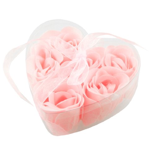 2015 последние новинки 6 шт. светло-розовый декоративные ароматный бутон розы лепесток мыло свадьбы пользу