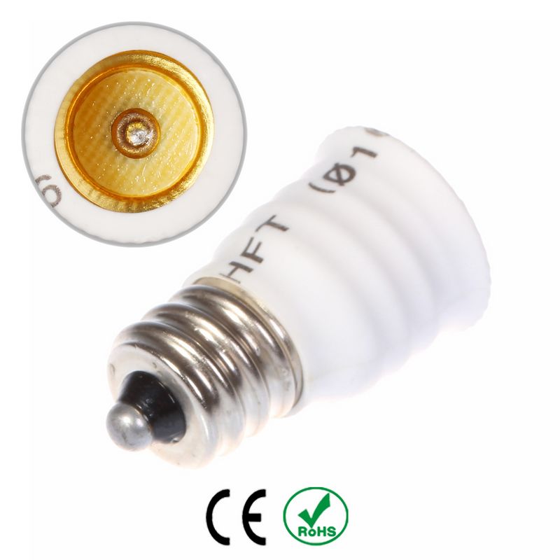 E12 to E14 Base Holder Socket Led Light Lamp Bulb Adapter Converter Wholesale