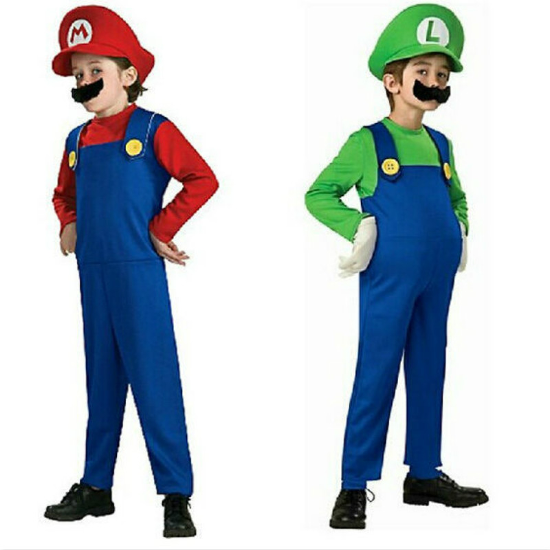 Compra Super Mario Luigi Traje Online Al Por Mayor De China, Mayoristas ...