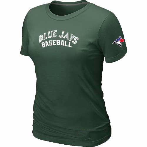 Toronto Blue Jays Nike Women\'s D.Green Short Sleeve Practice T-Shirt