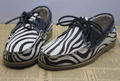 Luxury Fashion Men Boat Shoes Lace Up Casual Flats Zebra Striped Huarache Large Size 46 Chaussure