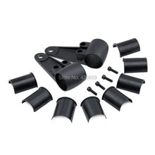 Motorcycle Pair Black 35mm 39mm 41mm Universal Headlamp Bracket Side Mount Headlight Brackets