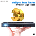 Long Life LED Full HD Home Cinema TV Projector 3D Multimedia Video Game Smart Dual WIFI