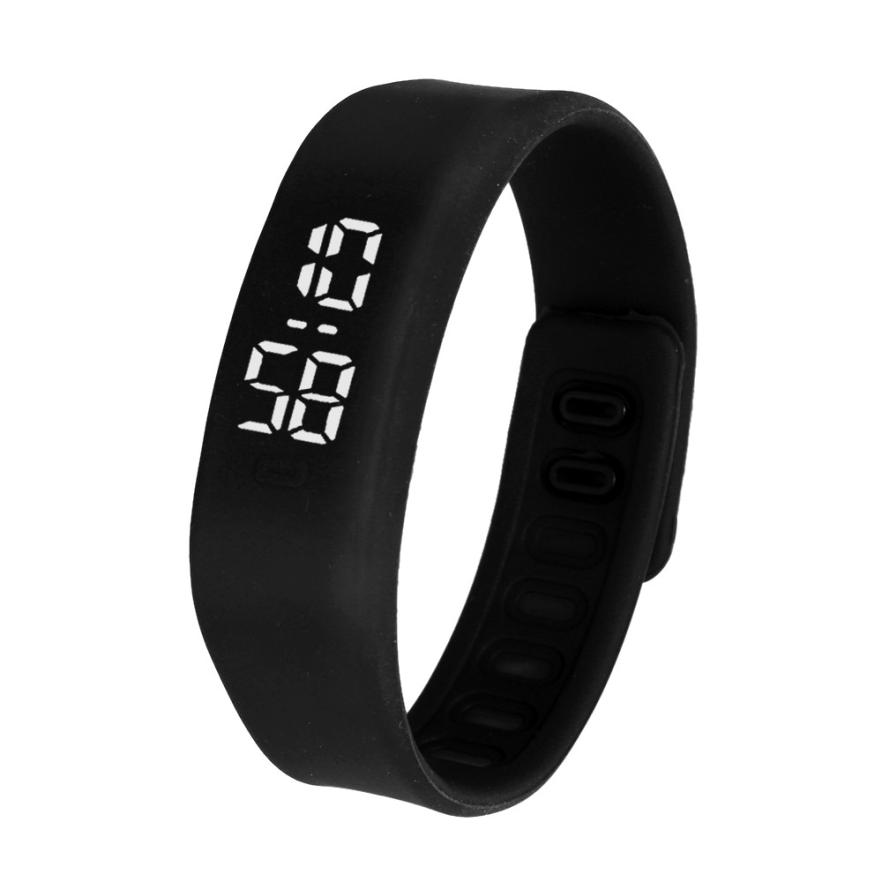 Гаджет  Attractive Candy Color LED Sports Running Watch Date Rubber Bracelet Digital Wrist Watchch OT22 None Часы