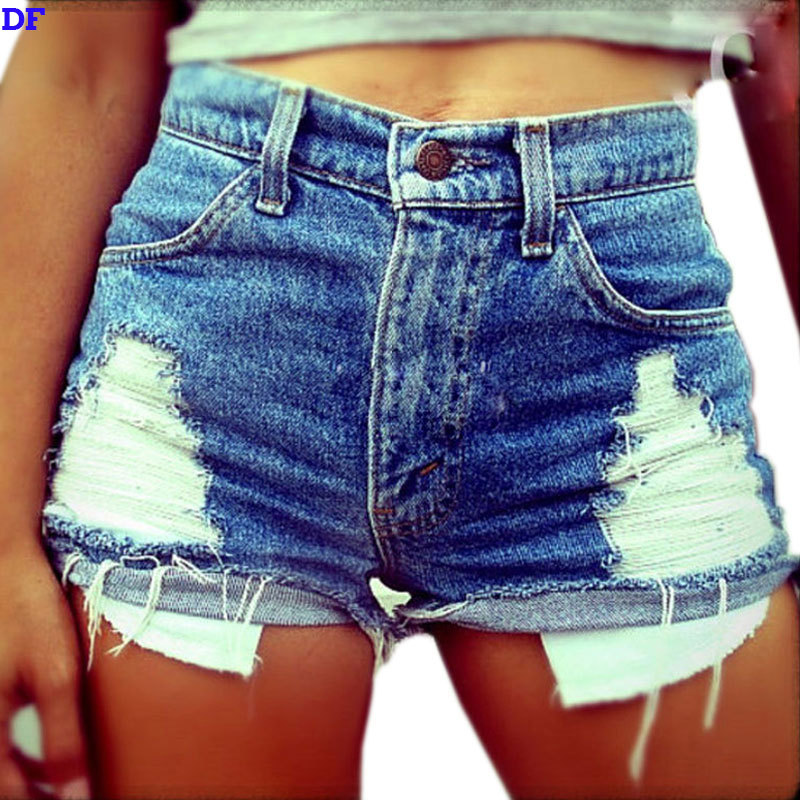 High waisted ripped jean shorts cheap – Global fashion jeans models