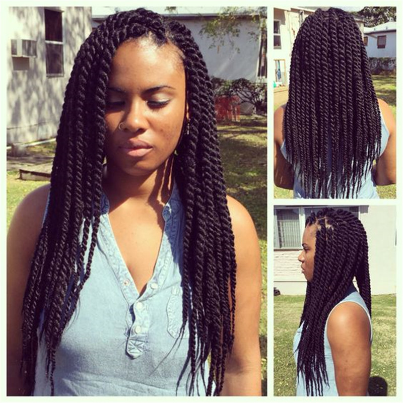 Braiding Hair with Ombre Senegalese Twists Braiding Hair also Crochet ...