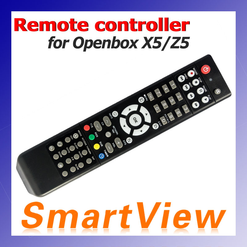 Remote Controller for openbox X5 satellite receiver  open box x5 free shipping post