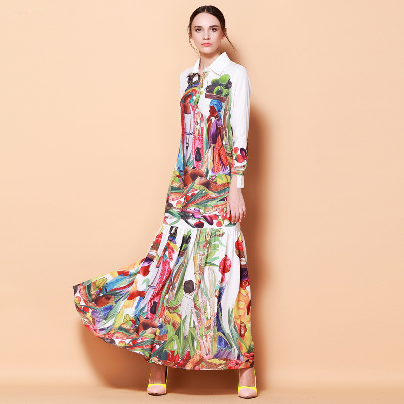 Online Buy Wholesale Long Sleeve Maxi Dresses From China Long Sleeve 5812