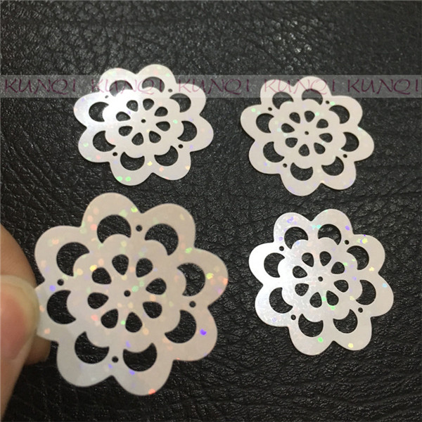 Description Picture 3 of item36mm Flower Sequins Paillettes Sewing,Wedding Craft,Women Kids DIY Garment Accessories Laser White