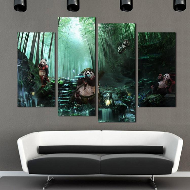 Online get cheap kung fu panda schilderij aliexpress.com ...