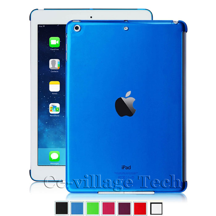 Crystal Clear Hard Shell   -   iPad Air (iPad 5 5th )     Smart Cover