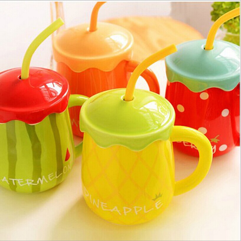 new pastoral style creative fruit mugs cute fashion coffee cup big cups christmas gift birthday gift jpg 816 817 食器 キッズ