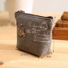 New Fashion women canvas coin purse cute Vintage Wallets Storage bags monederos Card bags bolsas carteira