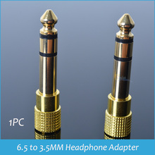 6.35 male to 3.5 female (stereo) adapter plug 6.5 to 3.5MM headphone adapter plug Terminals Audio Plug Speaker Hi-fi Adapter