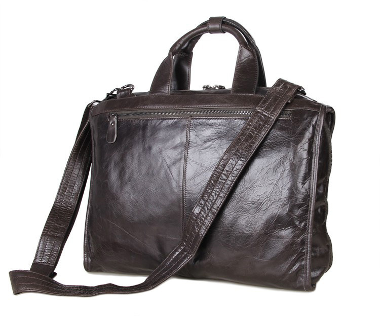 Maxdo High Quality Gray Briefcase Portfolio 14 inch Laptop Bag Real Genuine Leather Men Messenger Bags