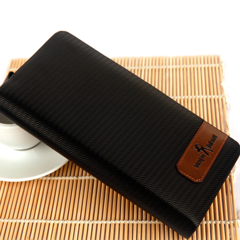 2015 New zipper bag long pu leather zipper wallet phone explosion package slim card PU leather