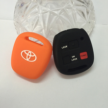 Toyota Silicone car key cover case Tarago RAV4 Corolla Camry Celica Avalon car key shell remote