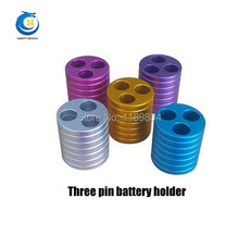 Colorful ego stand ego holder e cig metal base ego ecig ashtray Vape Tray Charger – Triple Holder suit eGo-t,evod,eGo-Q battery
