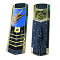 FM MP3 MP4 bluetooth dialer Dual SIM cards Stainless Steel metal body Crocodile head skin panda