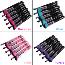 brushes set de pinceles de maquillaje make up brush set colourful 10pcs/set beauty professional professional makeup brush set