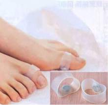 2pcs Magnetic Health Foot Massage Fat Burning Lose Weight Toe Ring Keep Fit Slimming Tools