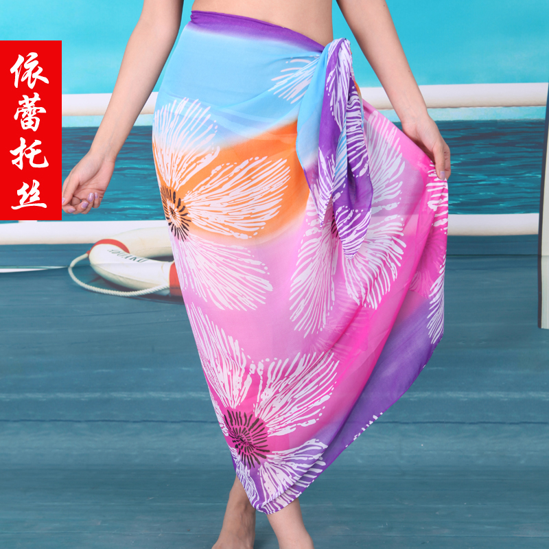 Oversized Beach Towel Tulle Dress Sexy Bikini Swimwear Mantillas Cape 