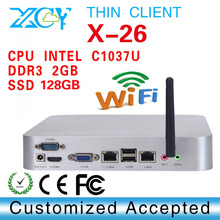 XCY X 26 two Lan port 2g ram 128g ssd wifi industrial pc Top Spec Mini