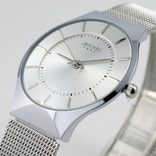Fashion Top Luxury brand JULIUS Watches men Stainless Steel Mesh strap Quartz-watch Ultra Thin Dial Clock man relogio masculino