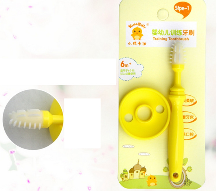 Environmental Friendly Baby Teether Teething Ring Safe Silicone Toothbrush Child Chews Gum Baby Tooth Brush Baby Care Products (6)