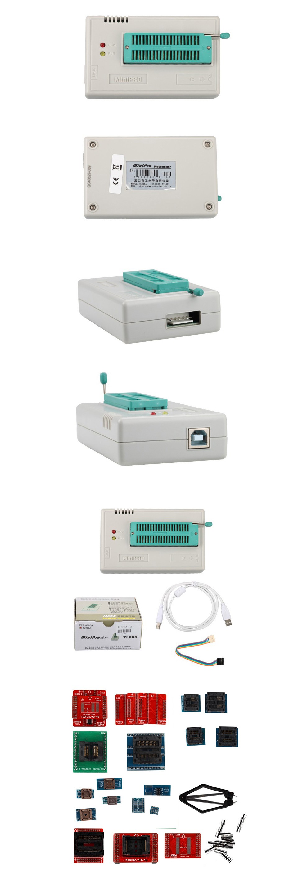 TL866A with adapter 960