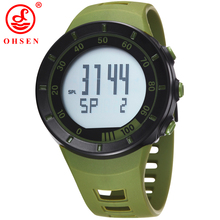 New Mens Sports Watches LED Casual Digital Watch Alarm Chronograph Relogio OHSEN Brand Fashion Army Military