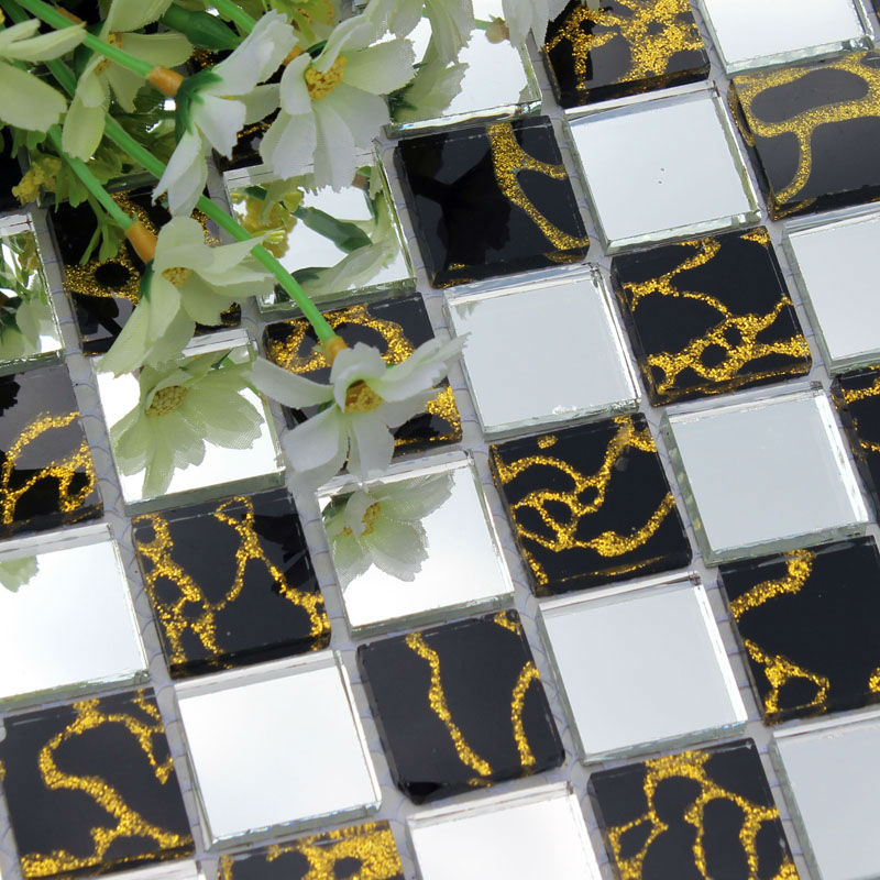 Tessere di mosaico di vetro adesivi murali du203 sconto backsplash ...