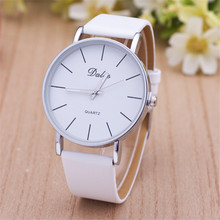 2016 New arrival Unisex relogio Fashion Simple Women watches leather Quartz Watch Casual wristWatches montre femme Gift Hot
