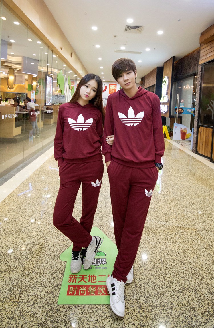 red jogging suits 2