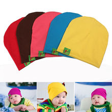 Healthy Cotton Material Newborn Fotografia Solid Colors Optional 4-24 Month Caps For Children Unisex Gender High Quality