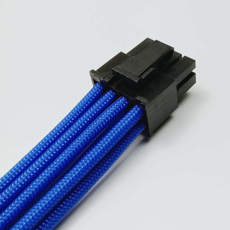 PCI-E_8pin_Blue_sleeve_extension_cable_1